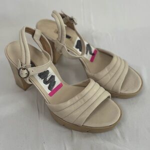 PAUL GREEN Leslie‎ Platform Sandal Beige US 10